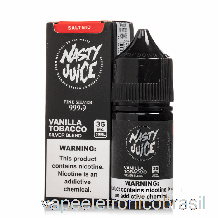 Vape Vaporesso Mistura De Prata - Sal Desagradável - 30ml 35mg